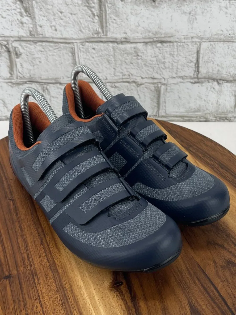 Pearl Izumi Quest Road Womens Sz. 9/40 Dark ink /Copper 3-Hook&Loop Cycling Shoe